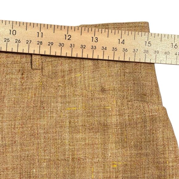 Chanel Identification Vintage Linen Pants Tan Women’s 44 US 12 Cruise 2000 - Picture 7 of 14